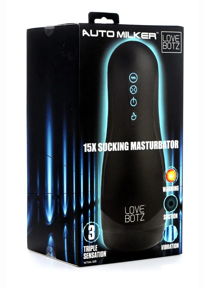 Lovebotz Lovebotz Handheld Milker Rechargeable 15x Sucking Masturbator Male Sex Toys