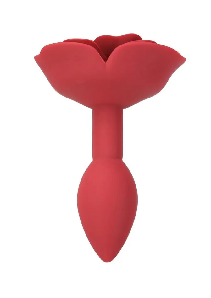 Lux Active Male Sex Toys Lux Active Red Rose Silicone Anal Plug