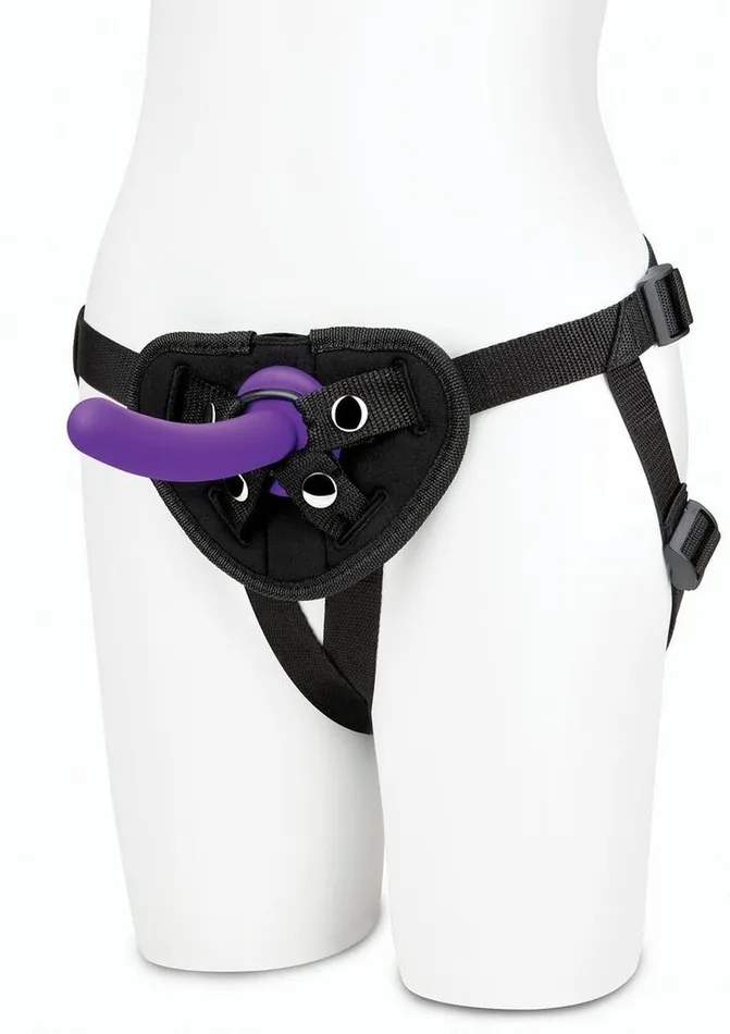 Lux Fetish Female Sex Toys Lux Fetish StrapOn Harness and Silicone Dildo