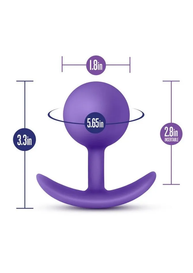 Luxe Wearable Vibra Plug Silicone Butt Plug Luxe Anal