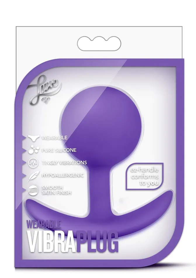 Luxe Wearable Vibra Plug Silicone Butt Plug Luxe Anal