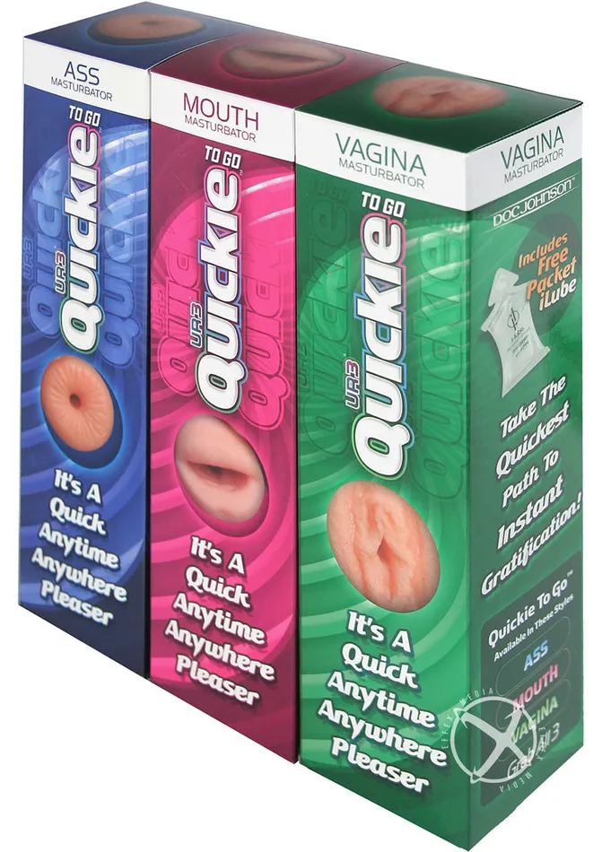 Male Sex Toys Doc Johnson Quickies to Go Ultraskyn Masturbator Display Mouth Pussy Butt Male Sex Toys Doc Johnson Quickies to Go Ultraskyn Masturbator Display Mouth Pussy Butt
