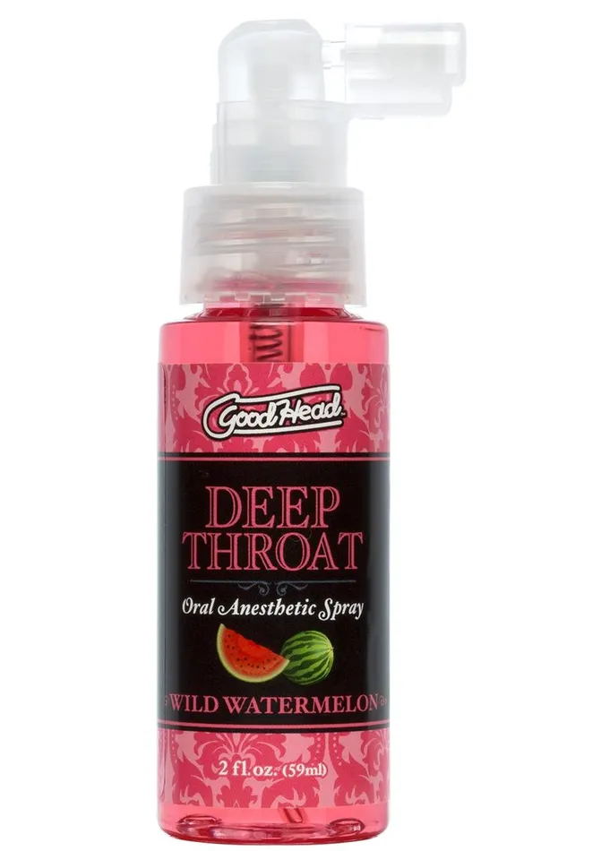 Male Sex Toys Goodhead Deep Throat Oral Anesthetic Spray Wild Watermelon GoodHead Male Sex Toys Goodhead Deep Throat Oral Anesthetic Spray Wild Watermelon GoodHead