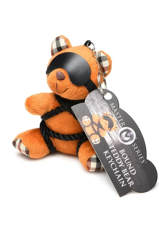 Male Sex Toys Master Series Rope Teddy Bear Keychain Master Series