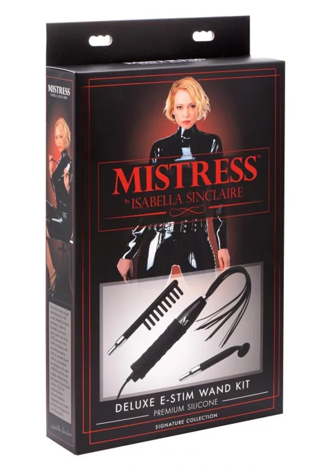Mistress By Isabella Sinclaire Mistress By Isabella Sinclaire Premium Silicone Deluxe EStim Wand Kit Vibrators