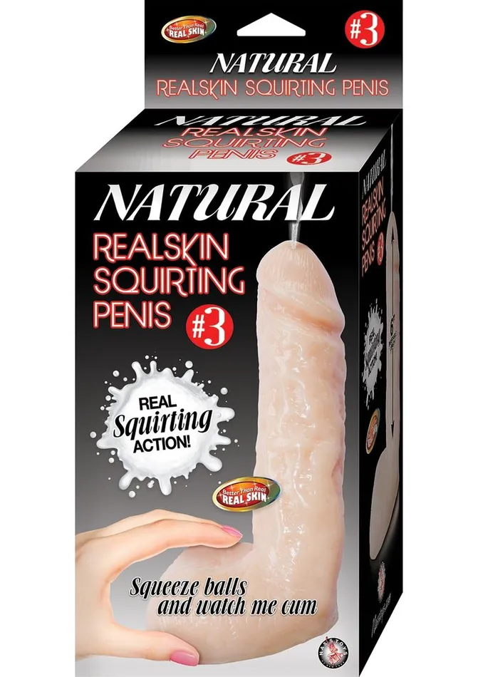 Natural Dildos Natural Realskin Squirting Penis 3 Dildo Natural Dildos Natural Realskin Squirting Penis 3 Dildo
