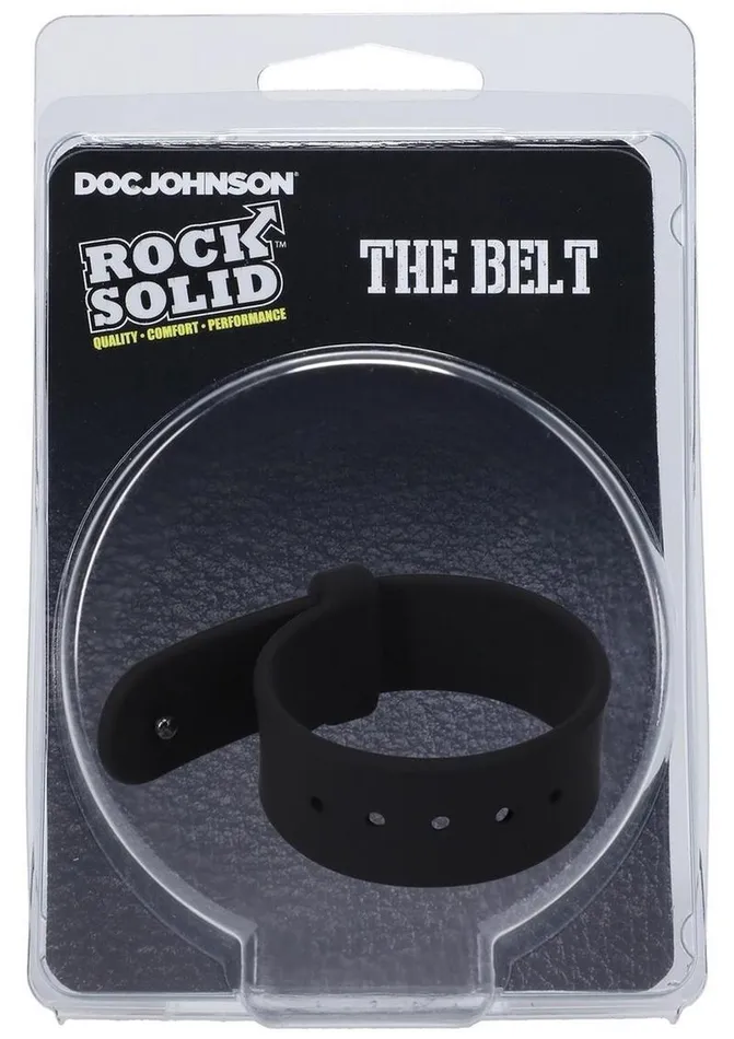 Rock Solid The Belt Adjustable Silicone Cock Ring Rock Solid Male Sex Toys