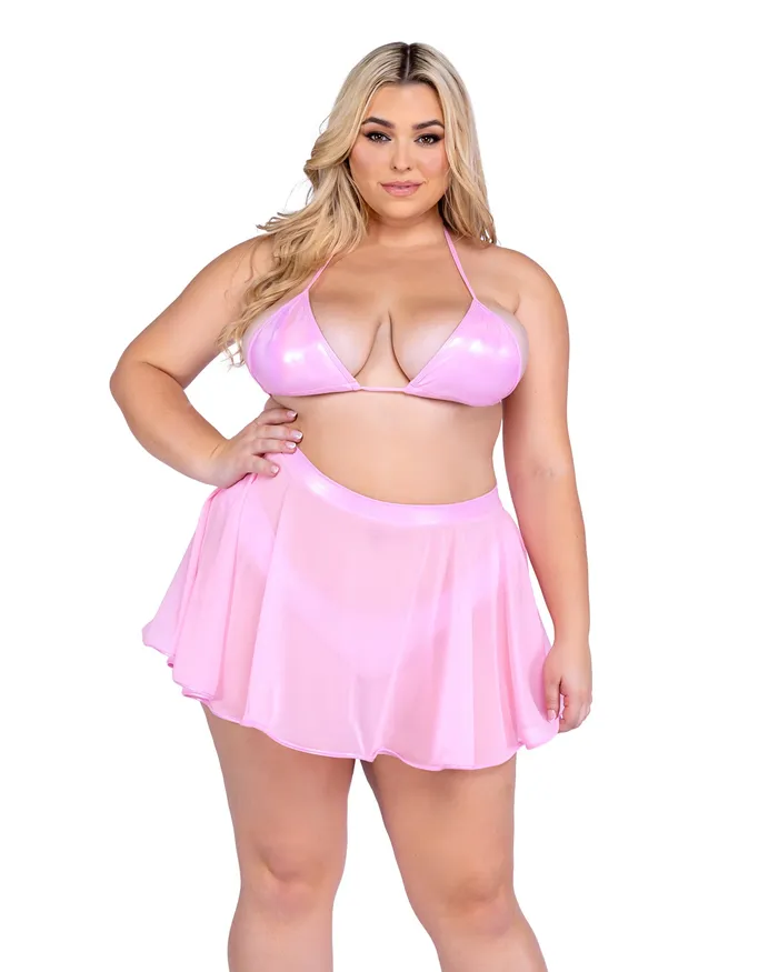 Roma Costume Inc Vibrators 6450 Metallic Iridescent Bikini Top Roma Costume Inc Vibrators 6450 Metallic Iridescent Bikini Top