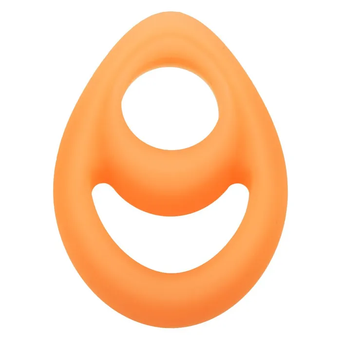 Alpha GlowintheDark Liquid Silicone Teardrop Ring Orange CalExotics Female Sex Toys Alpha GlowintheDark Liquid Silicone Teardrop Ring Orange CalExotics Female Sex Toys