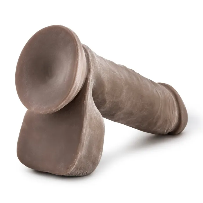 Au Naturel 8 Inch Sensa Feel Dildo Chocolate Blush Novelties Dildos