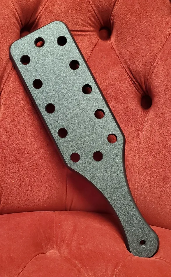 Ballisticmetal Anal Limited Edition El Jefe Paddle in Black Polymer