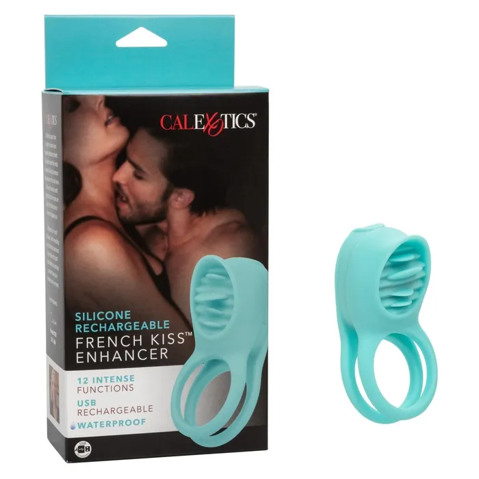 CalExotics Female Sex Toys Silicone Rechargeable French Kiss Enhancer