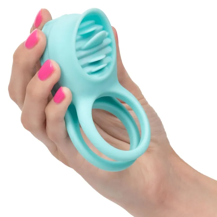 CalExotics Female Sex Toys Silicone Rechargeable French Kiss Enhancer