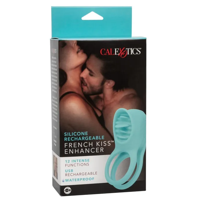 CalExotics Female Sex Toys Silicone Rechargeable French Kiss Enhancer
