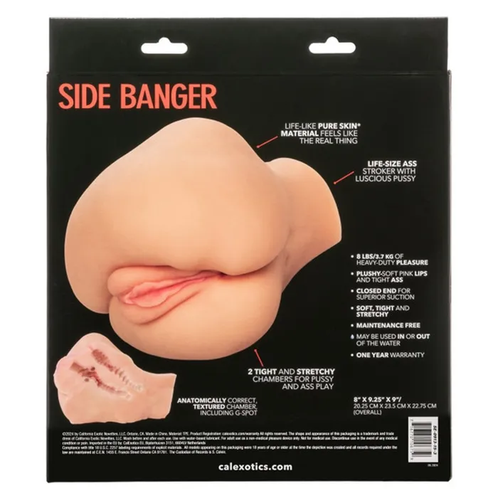 CalExotics Male Sex Toys Stroke It Side Banger Ivory CalExotics Male Sex Toys Stroke It Side Banger Ivory