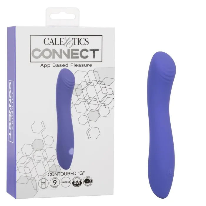 CalExotics Vibrators Calexotics Connect Contoured G Periwinkle
