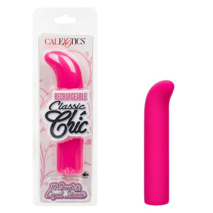 CalExotics Vibrators Rechargeable Classic Chic Mini G Pink