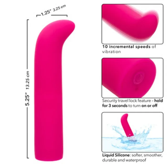 CalExotics Vibrators Rechargeable Classic Chic Mini G Pink