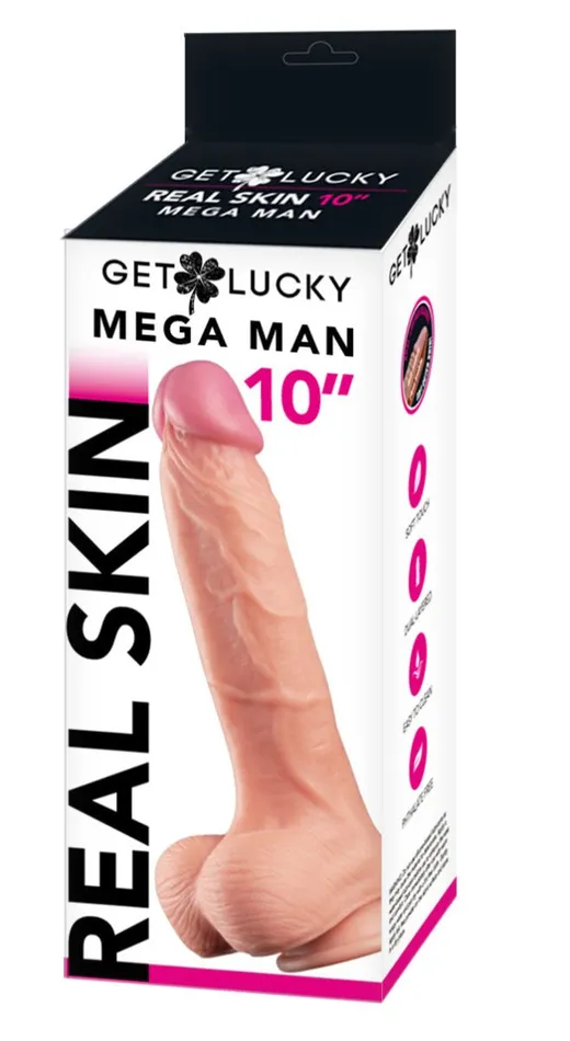 Dildos Get Lucky Inch Mega Man Dildo Voodoo Toys