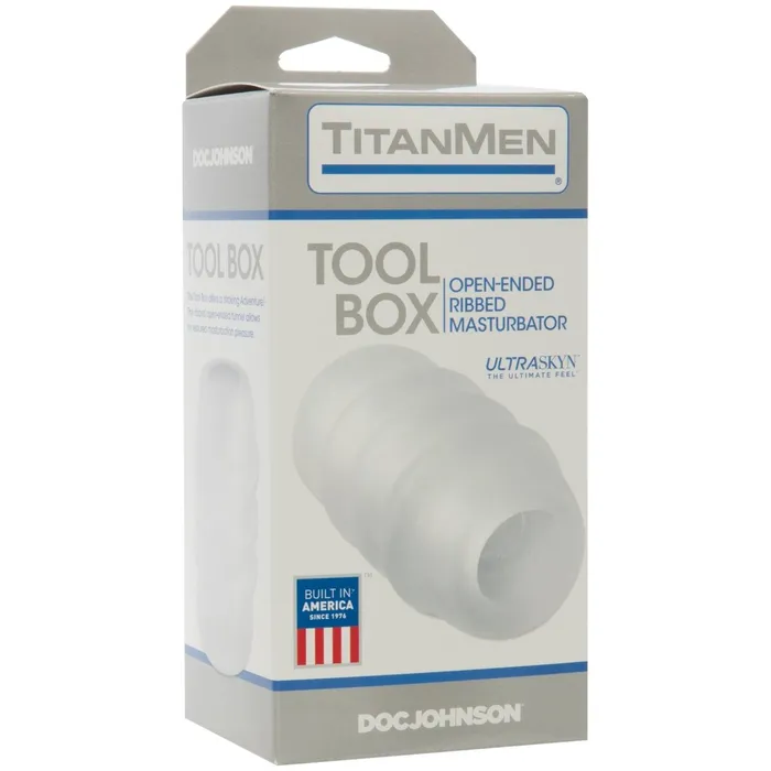 Doc Johnson Dildos Titanmen Tool Box Masturbation Clear