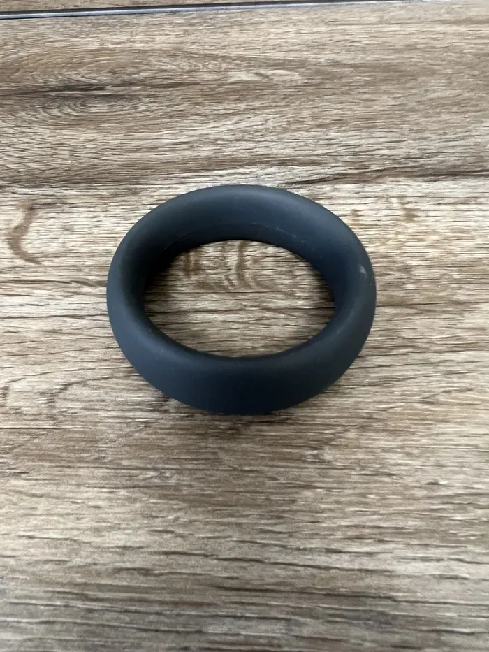Female Sex Toys Ballisticmetal 2 Donut Cockring in Silicone Gray Color Only