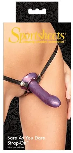 Female Sex Toys Sportsheets Bare as You Dare Strap on Black