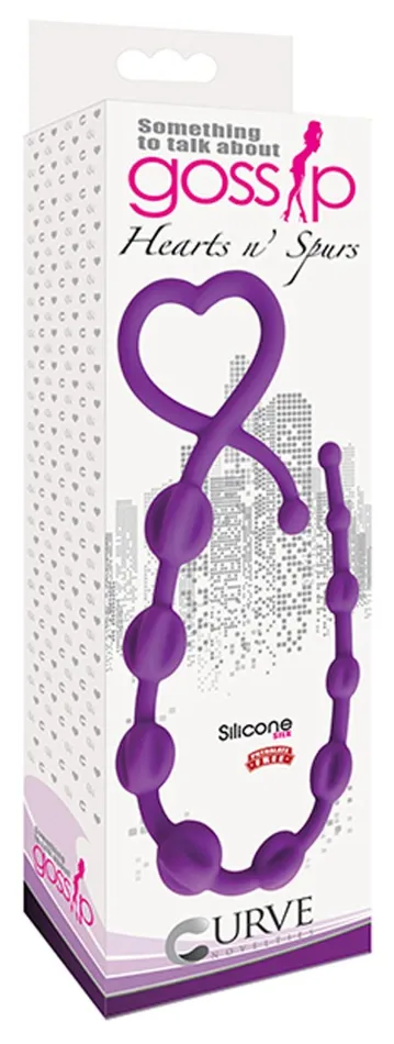 Gossip Hearts n Spurs Violet Curve Toys Vibrators