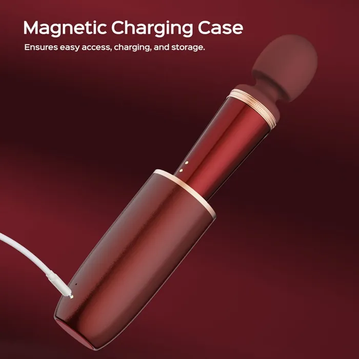Honey Play Box Vibrators Stormi Powerful Wand Massager Red Wine
