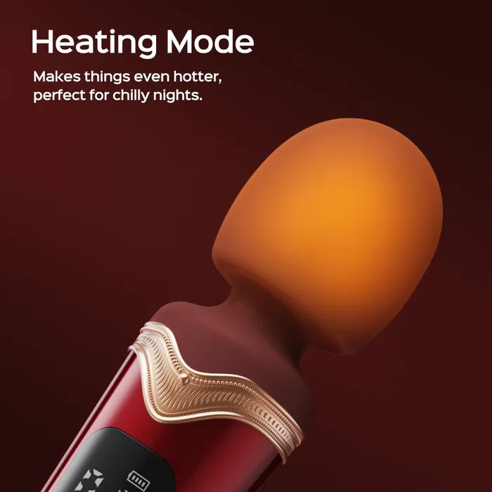 Honey Play Box Vibrators Stormi Powerful Wand Massager Red Wine