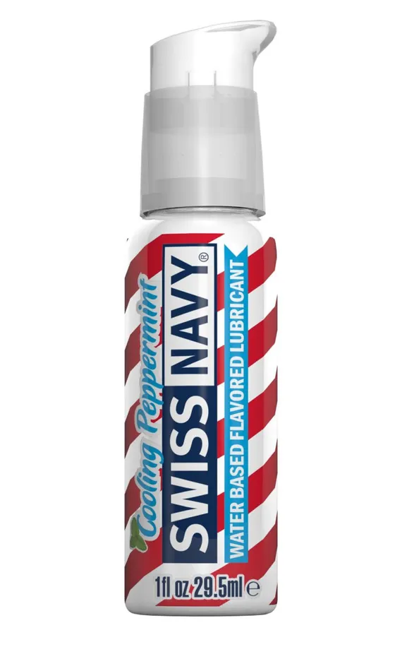 MD Science Lab Swiss Navy Cooling Peppermint Lubricant 1oz 295ml Lubricants