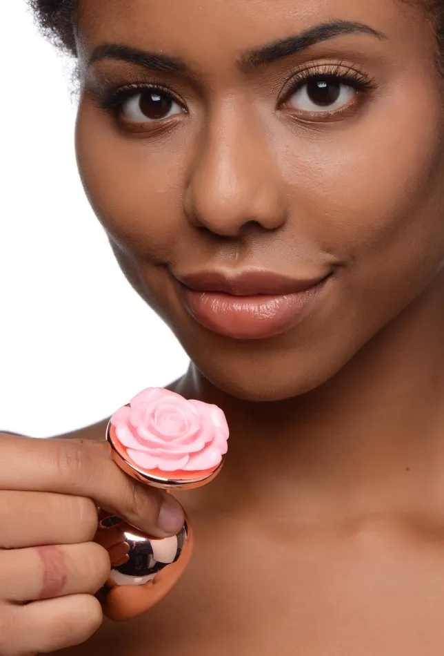 Pink Rose Gold Anal Plug XR Brands Booty Sparks Anal