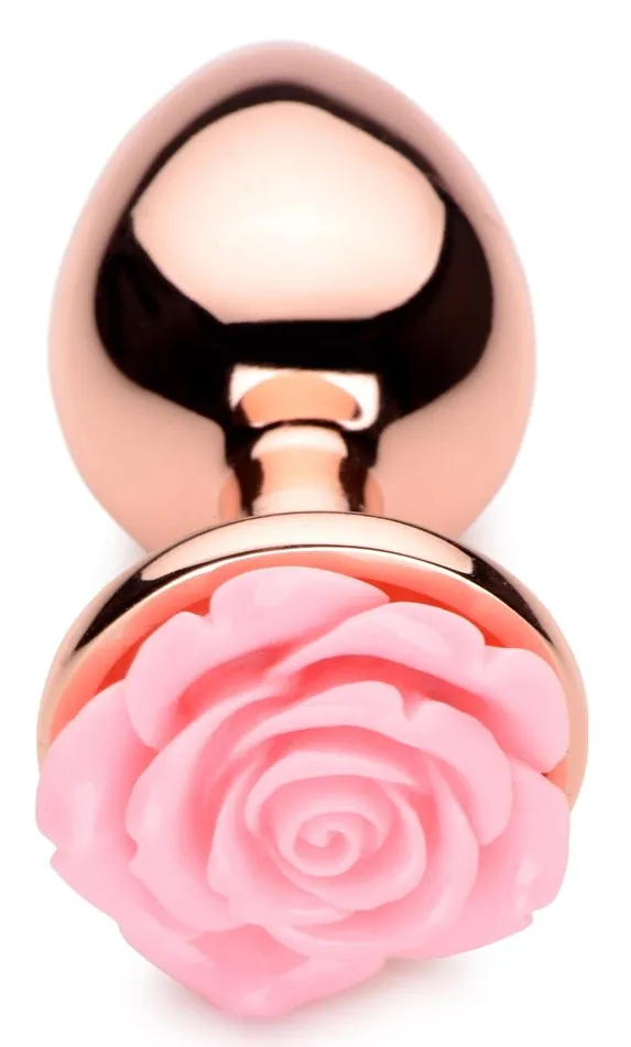 Pink Rose Gold Anal Plug XR Brands Booty Sparks Anal Pink Rose Gold Anal Plug XR Brands Booty Sparks Anal