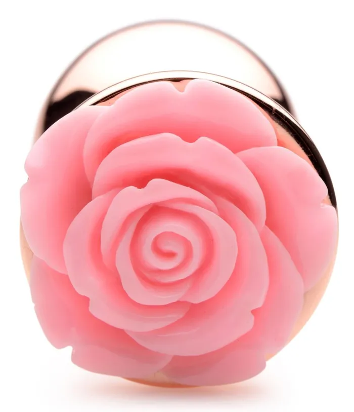 Pink Rose Gold Anal Plug XR Brands Booty Sparks Anal Pink Rose Gold Anal Plug XR Brands Booty Sparks Anal