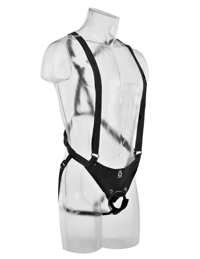 Pipedream King Cock 11 Inch Hollow Strap on Suspender System Flesh Dildos