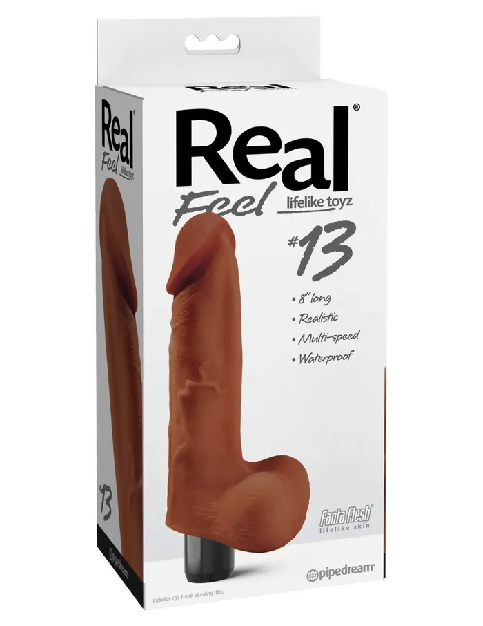 Real Feel Lifelike Toyz No 13 Brown Pipedream Vibrators