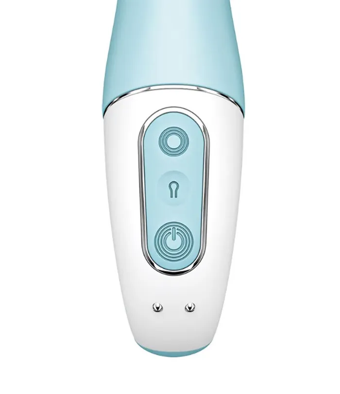 Satisfyer Vibrators Satisfyer Air Pump Vibrator 5 Plus Inflatable GSpot Vibrator Blue