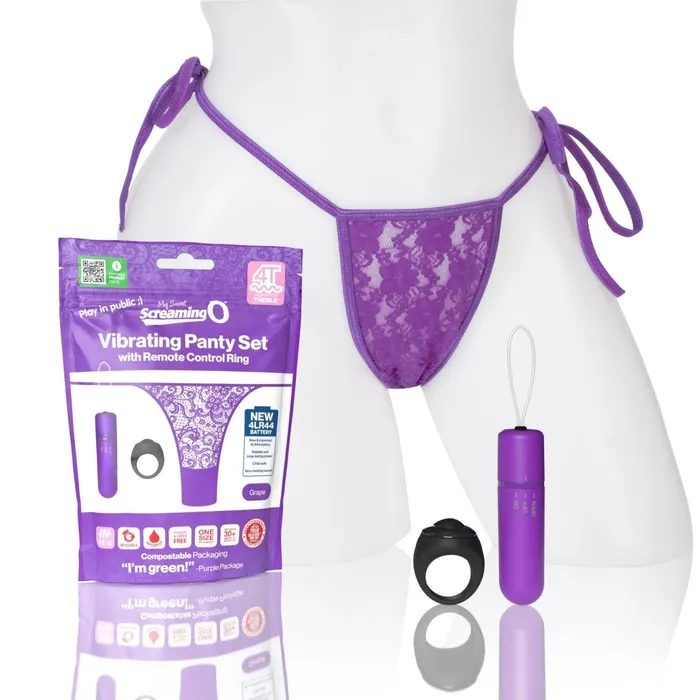 Screaming O Screaming O 4t Vibrating Panty Set With Remote Control Ring Female Sex Toys