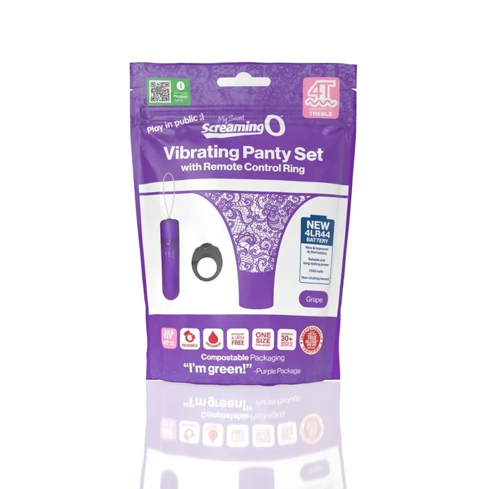 Screaming O Screaming O 4t Vibrating Panty Set With Remote Control Ring Female Sex Toys