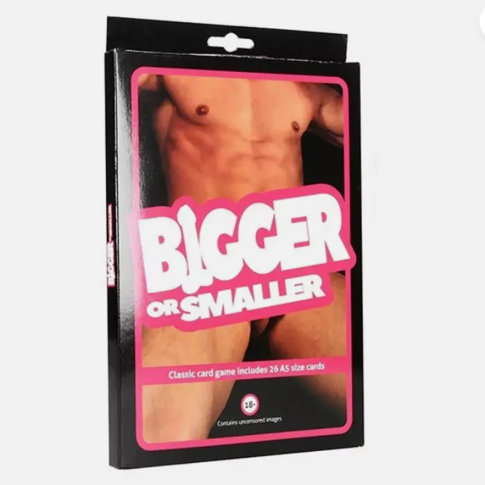 The Flirtation Station Games Bigger or Smaller Card Game