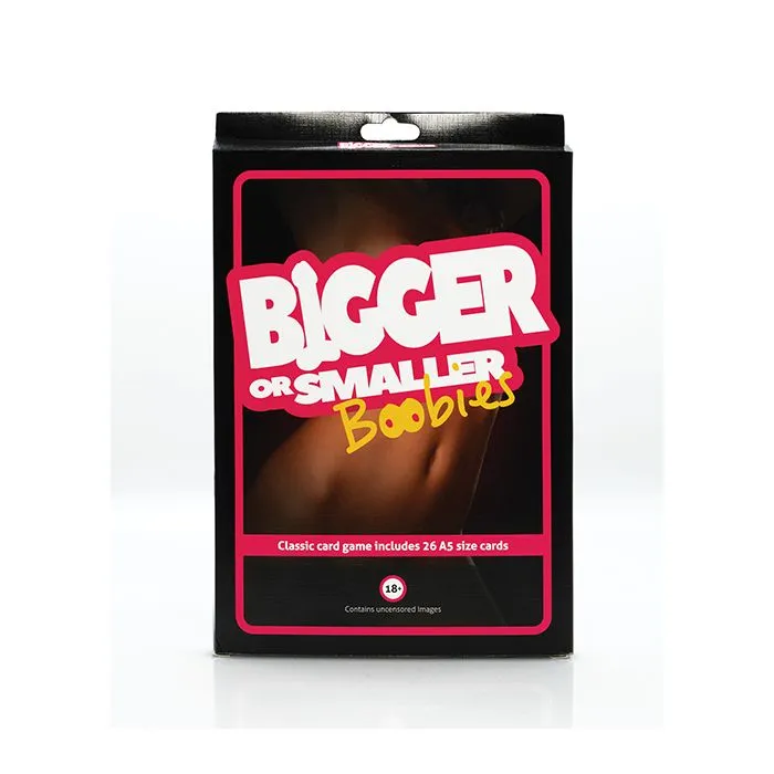 The Flirtation Station Games Bigger or Smaller Card Game