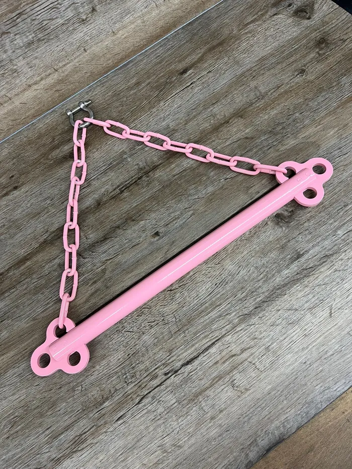 Vibrators Ballisticmetal Pretty in Pink Mini Suspension Bar BDSM Spreader
