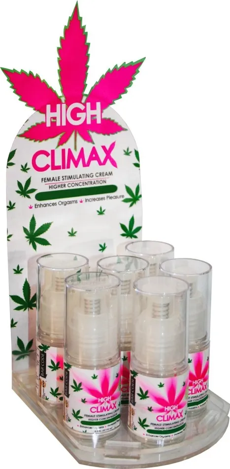 Vibrators Body Action High Climax Female Stimulating Cream 05 Fl Oz 15 ml 6 Count Display