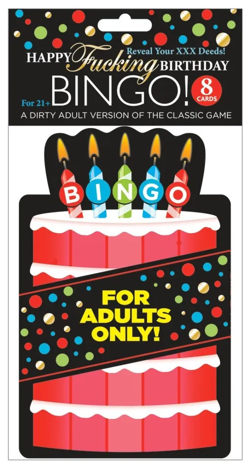 Vibrators Little Genie Happy Fucking Birthday Blowout Bingo