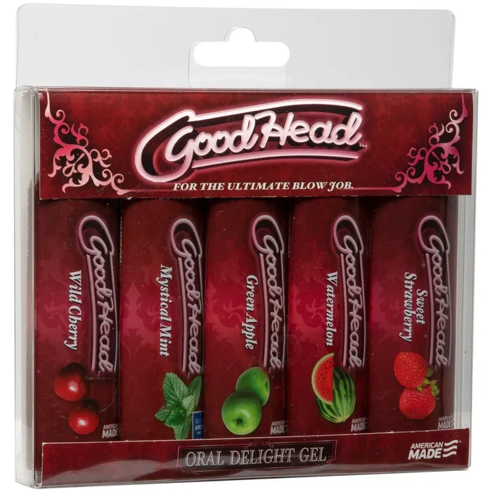 Wholesale Good Head Oral Delight Gel 5 Pack Blow Job Flavored Lubes Cock Sucking Lotion Ballisticmetal Enhancers