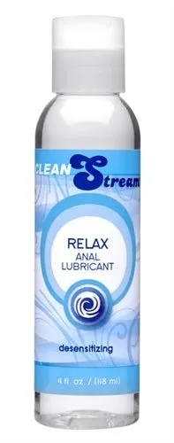 XR Brands Clean Stream Lubricants Relax Desensitizing Anal Lubricant 4 Oz