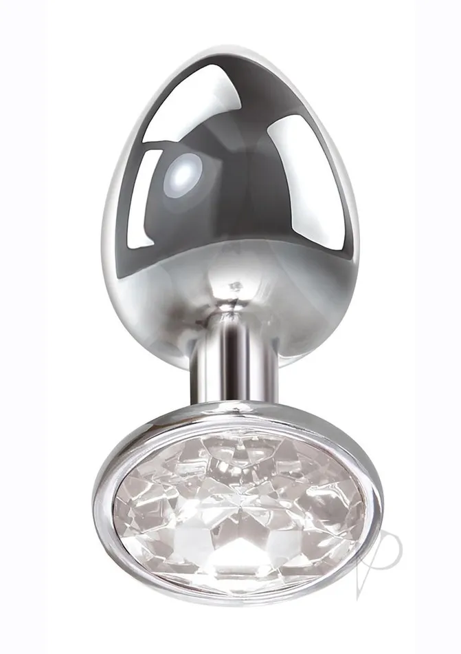 Adam and Eve Male Sex Toys Aande Clear Gem Anal Plug Large