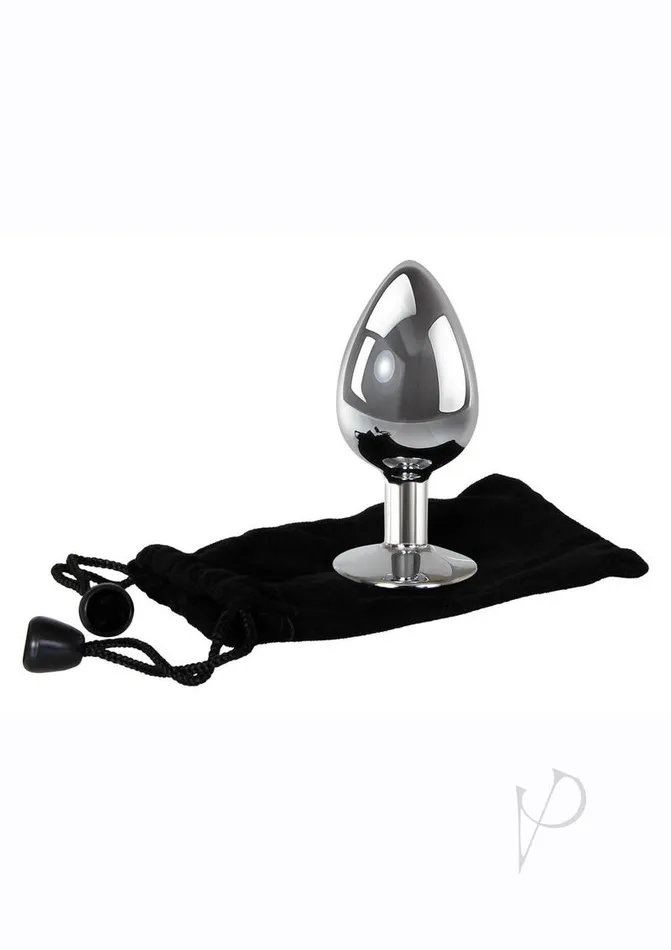 Adam and Eve Male Sex Toys Aande Clear Gem Anal Plug Large