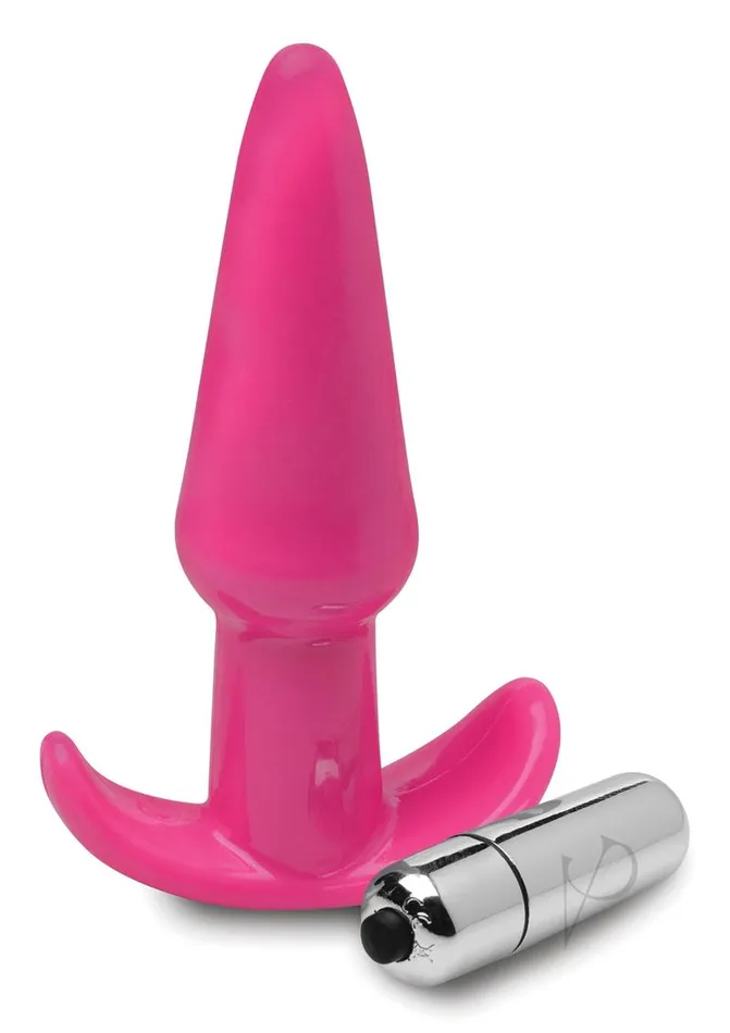 Anal Frisky Thrilling Pink Smooth Anal Plug Frisky