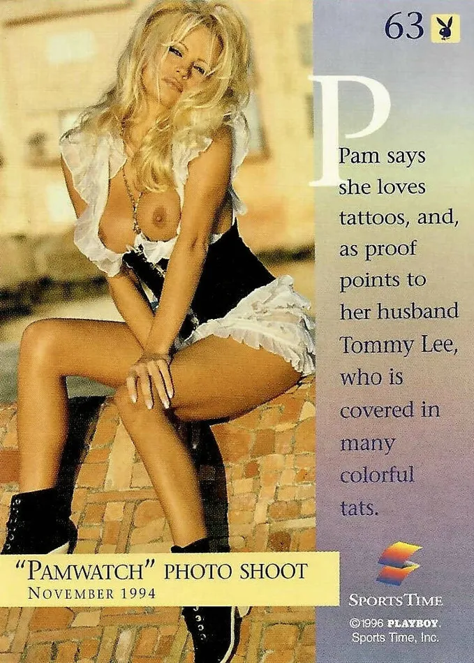 Anal Greenthunderbirds Cards Playboy Best of Pamela Anderson 63