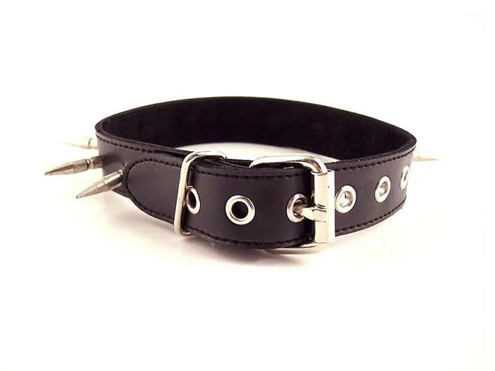 Anal Spiked Collar 1 inch Bondage Gear Rouge Garments